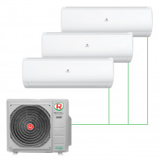 Мульти-сплит система на 3 комнаты Royal Clima серии TRIUMPH Inverter Upgrade (21м2 + 21м2 + 21м2)