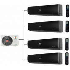 Мульти-сплит система на 4 комнаты Royal Clima серии MULTI GAMMA ATTICA NERO (25м2+25м2+25м2+25м2) Мульти-сплит система на 4 комнаты Royal Clima серии MULTI GAMMA ATTICA NERO (25м2+25м2+25м2+25м2)